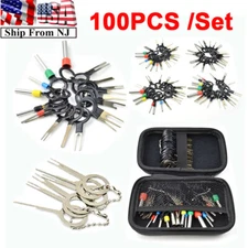 100X Auto Car Wire Connector Pin Extractor Depinning Terminal Removal Tool Kit