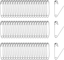 500 PCS 38Mm / 1.5 Inch Safety Pins Heavy Duty Quilting Pins, Medium Safety Pins
