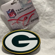 Green Bay Packers NFL Team Ornament G Logo Christmas Ornaments