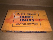Vintage Lionel Trains No. 309 Yard Set Signs With Box