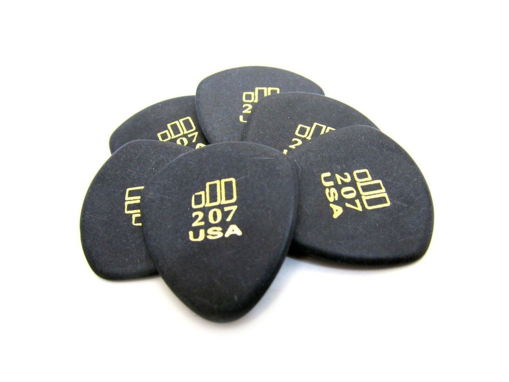 Dunlop Jazztone 207 Guitar Picks 6-Pack for Smooth Jazz Tones