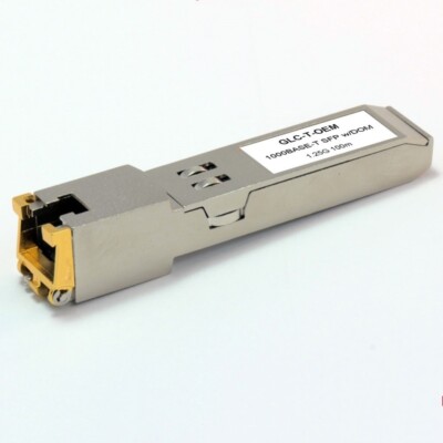 Cisco Compatible GLC-T 1000 Base-T SFP Optic Fiber Module Cat5 Cooper RJ45 100M