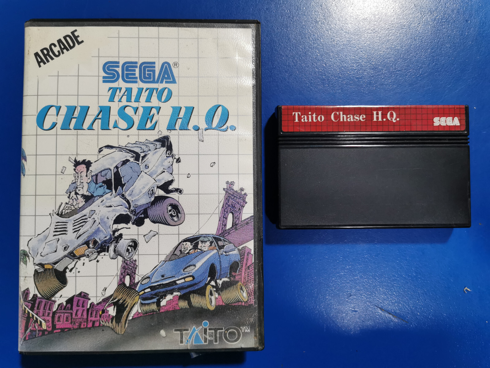 Taito Chase H.Q. HQ - version française PAL  Sega Master System