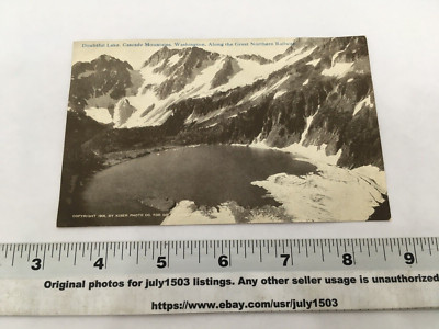 Vintage Doubtful Lake Cascade Mts WA Great Northern Railway Postcard - Unposted