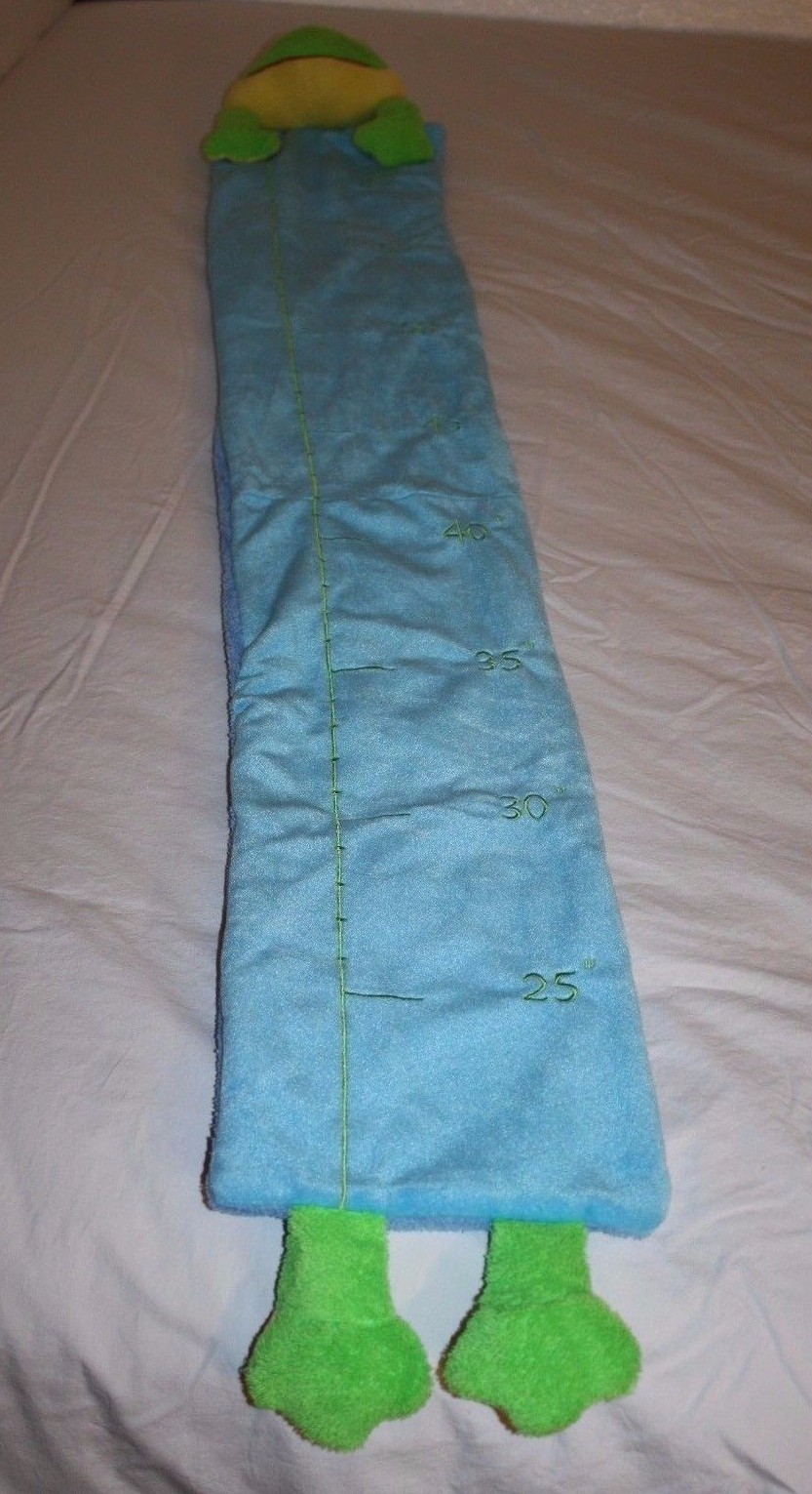Goffa Frog 5 Feet Tall Childs Growth Chart Plush Soft Wall Hanging Baby Nursery