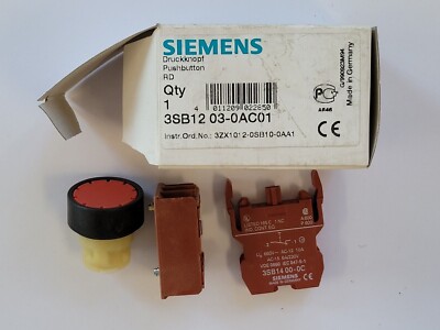 SIEMENS 3SB12 03-0AC01 Druckknopf -  NEU/OVP - worldwide ship, MWST