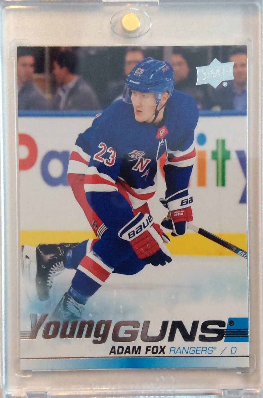 2019-20 Upper Deck Young Guns Hockey Rookie RC #228 Adam Fox