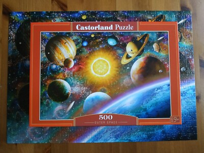 Castorland B-52158 Outer Space 500 Teile PUZZLE Kosmos Weltall wie NEU 