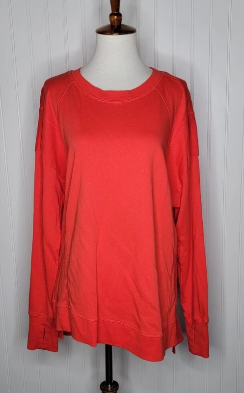 sweaty-betty long sleeve pullover sweatshirt