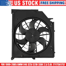 Electric Radiator Fan Assembly For 2001 2002 2003 2004 2005 BMW 325Ci 621-199