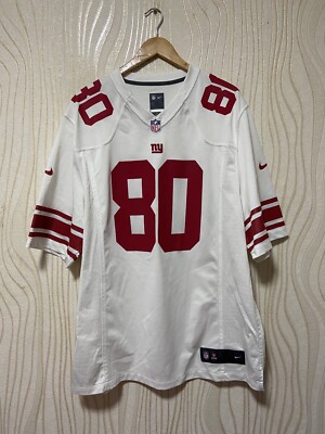 NEW YORK GIANTS NFL FOOTBALL SHIRT JERSEY NIKE sz XL MEN #80