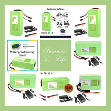 EBike Battery 24V 36V 48V 52V 60V Battery For 200W-1000W Electric Scooter Bike