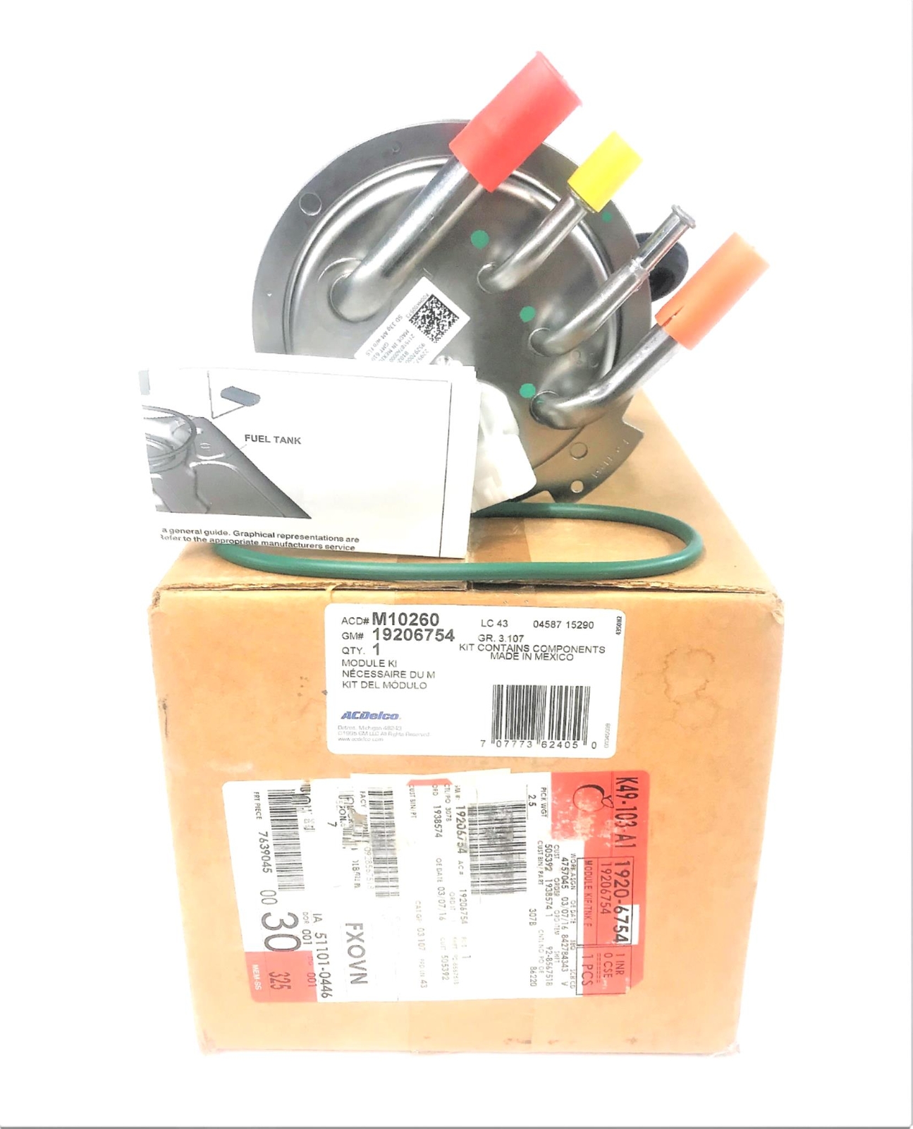 GM/AC Delco Genuine Fuel Pump Module 19206754(M10260) NOS | eBay