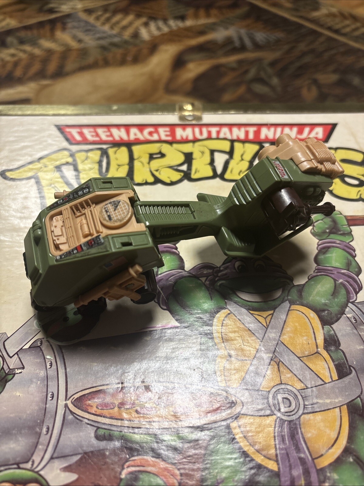 1986 Vintage Hasbro GI Joe Cobra L.C.V. Recon Sled Vehicle Bike No Windshield