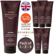 Image of Grow Gorgeous Intense Thickening Shampoo Fuller Looking Hair 250ml Pack of 1-3