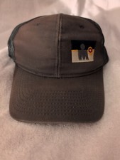 Iron Man Triathlon Cap Adjustable Gray Mesh Back