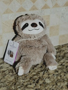 Warmies Cozy Plush - Sloth Junior Mini Therapy Microwavable Heatable Toy Brown 816018021988 | eBay