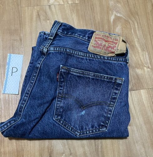 Vintage Levi 501 Jeans Button Fly 32x32 VTG Denim… - image 1