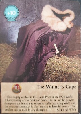 SPELLFIRE The Winner's Cape 520 of 520 4th Edition