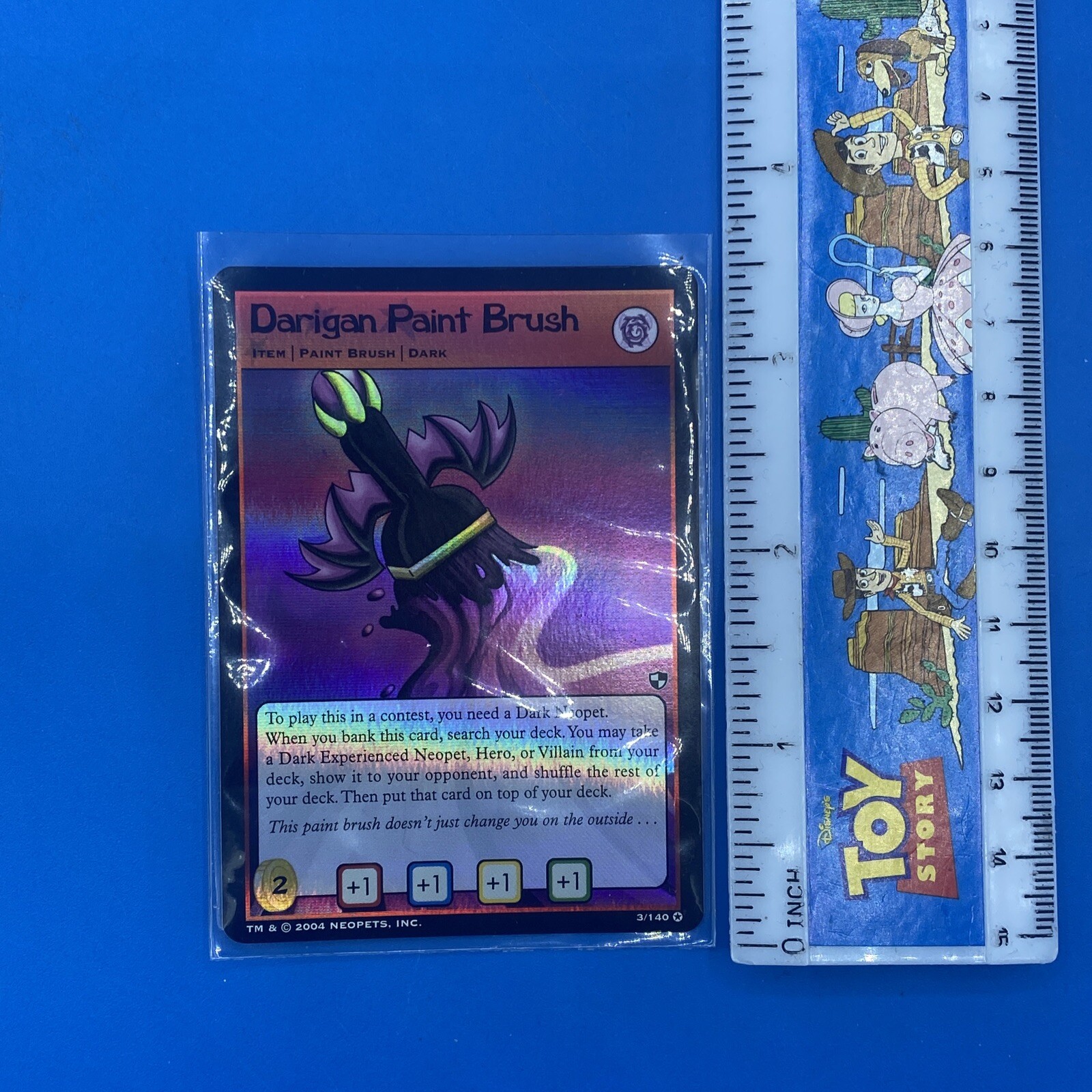 Neopets TCG Meridell Darigan Paint Brush Holo Foil Rare 3/140 rare eBay