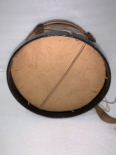 Vintage Tin Boy Scout Drum Litho Metal Noble & Cooley with Strap - 第 4/11 張圖片