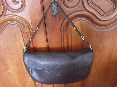 SAC A MAIN CUIR MARRON cole haan - Photo 1/4