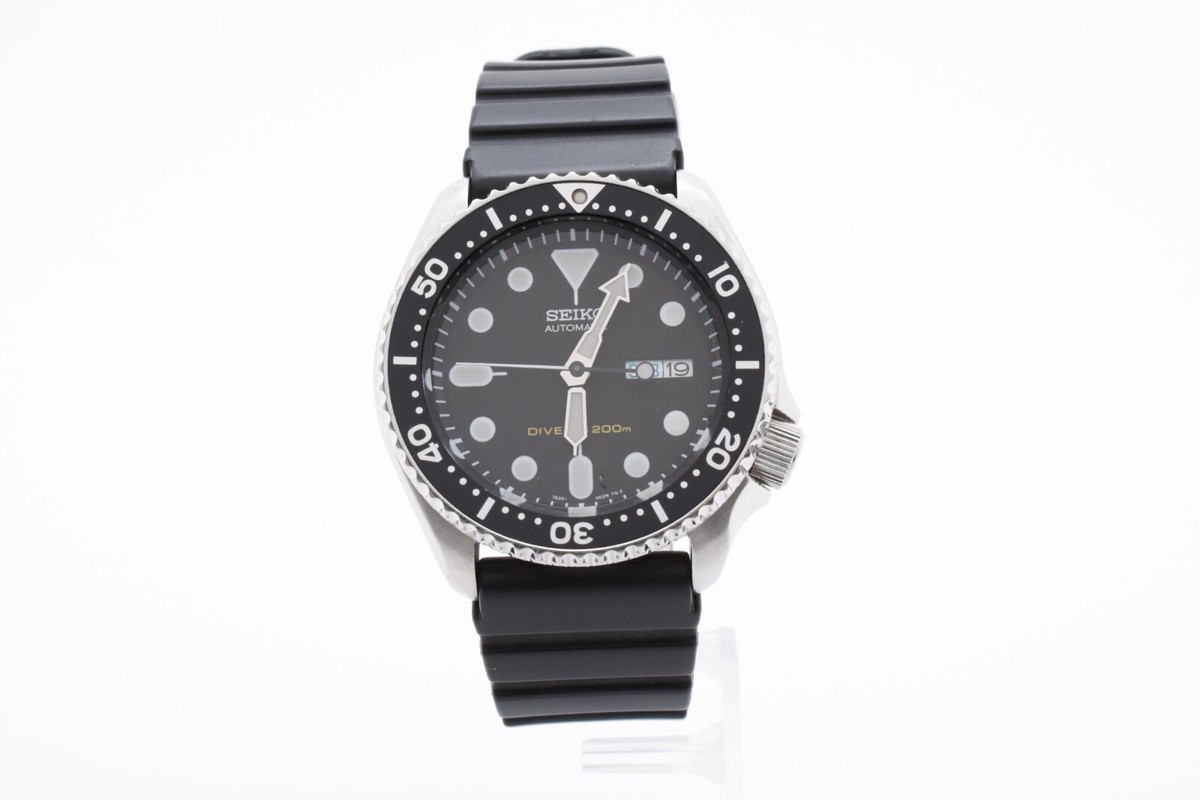 Near Mint】 SEIKO 7S26-0020 SKX007 Black Boy Divers