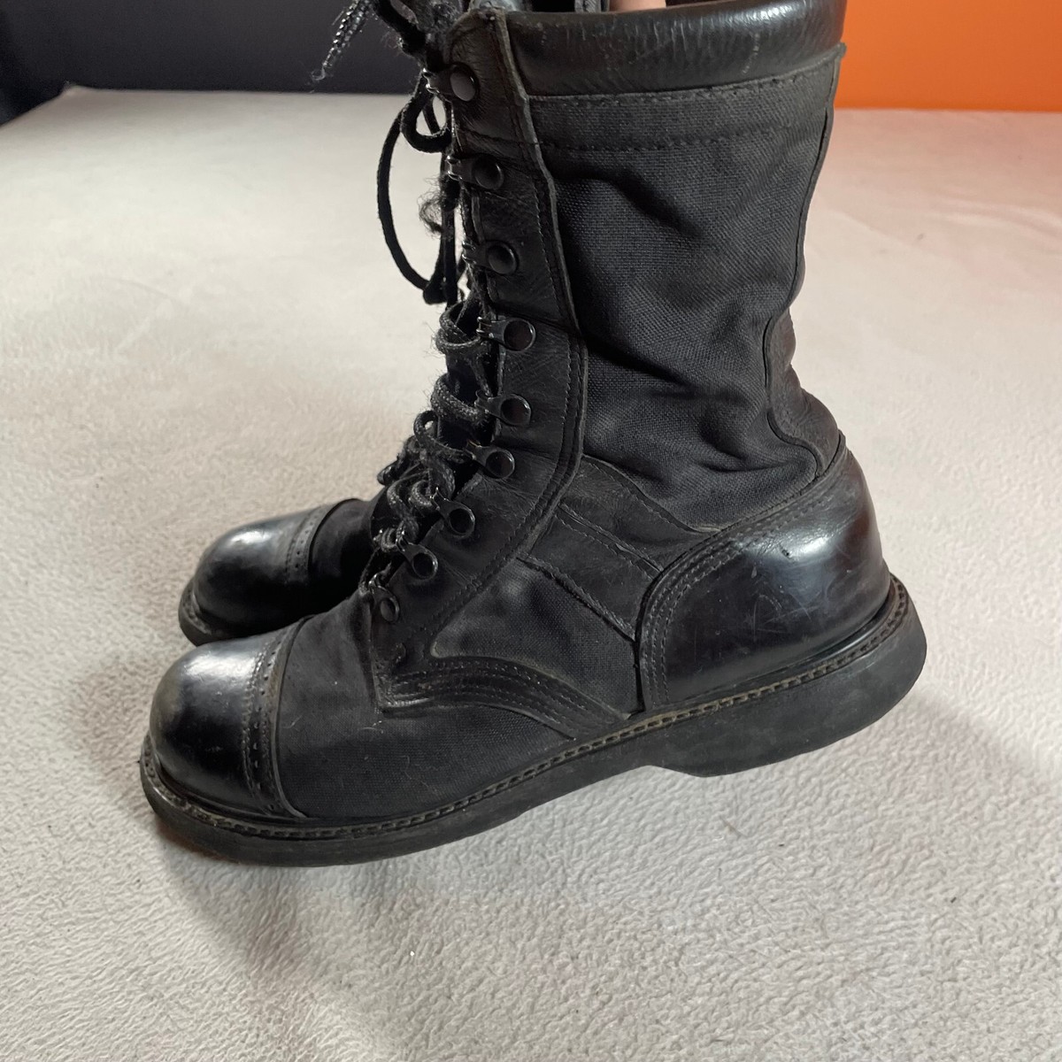 Corcoran Paratrooper Boots Mens 11.5 Black Marauder Combat