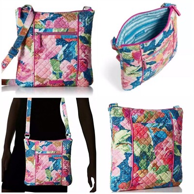 NWT Vera Bradley Iconic Hipster Crossbody Bag Women's Handbag in Superbloom $68