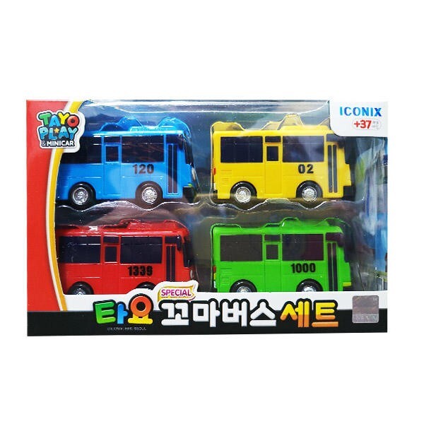 Tayo special little bus set of 4 | eBay