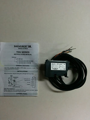Datensensor TEN-2-N Glasfaser Verstärker. NPN PNP Datalogic
