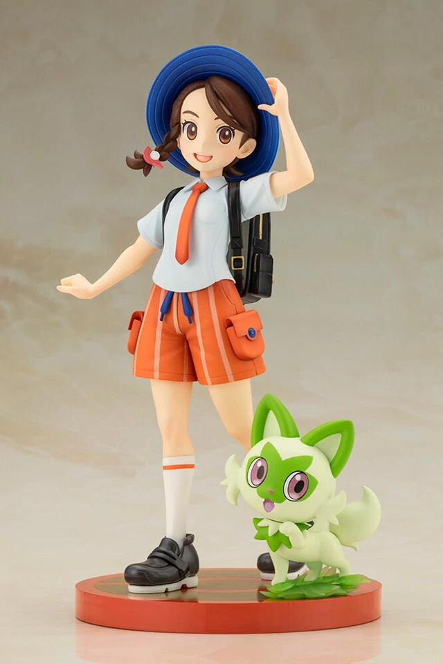 Japan Authentic Pokemon ARTFX J Juliana with Sprigatito Figure - Image 2 of 4