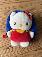 Hello Kitty Plush Stuffed Animal Backpack With Adjustable Straps