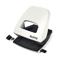 Image of Leitz NeXXt WOW Metal Office Hole Punch Pearl White 50081001