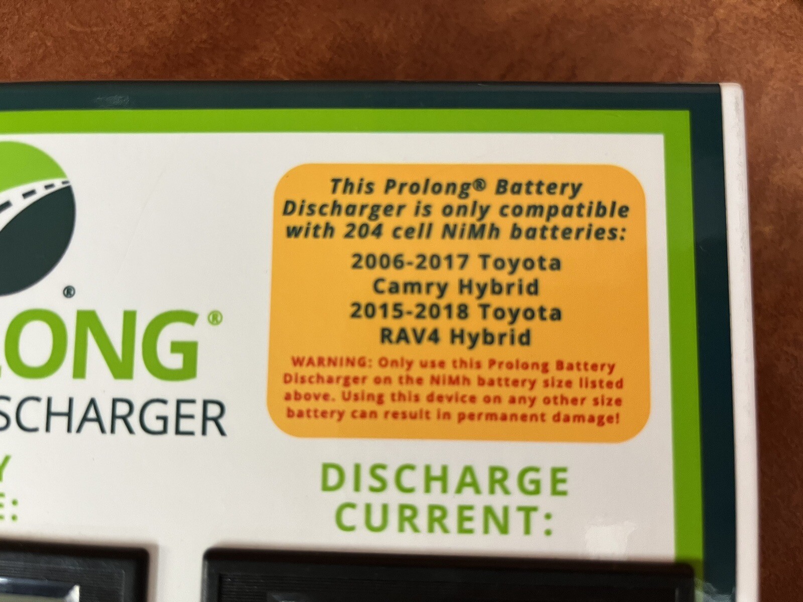 Hybrid Automotive Prolong Battery Charger & Discharger Toyota 0617