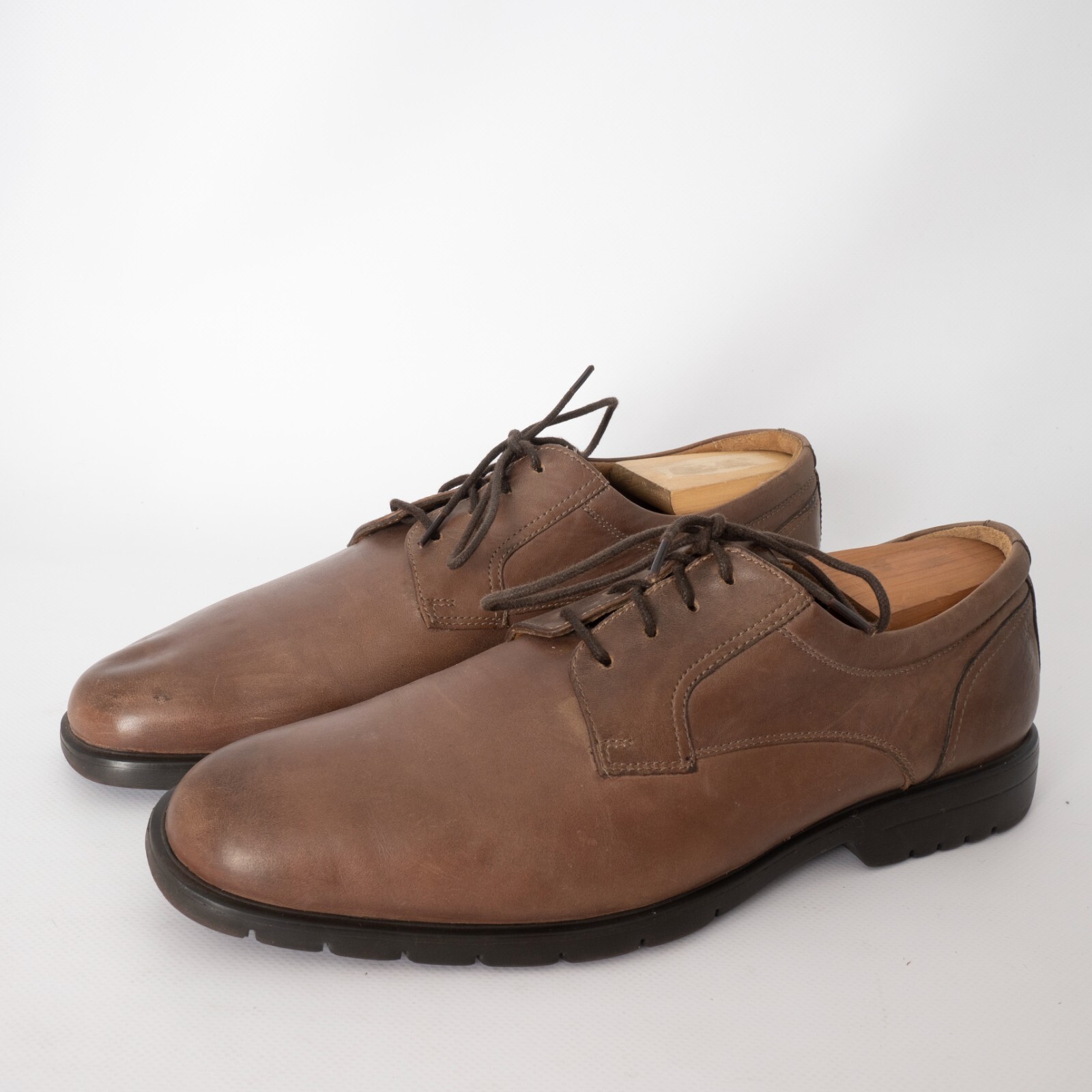 SAOLA Scarpe derby ARA da uomo casual classiche in pelle marrone US 8 UK 7 EU 41