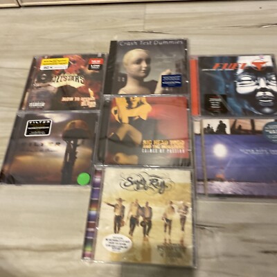 7 SEALED NEW 90s ROCK ALTERNATIVE CD LOT Crash Test Dummies Sugar Ray Filter