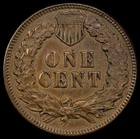 1876 indian head cent pcgs cleaned au details us coin