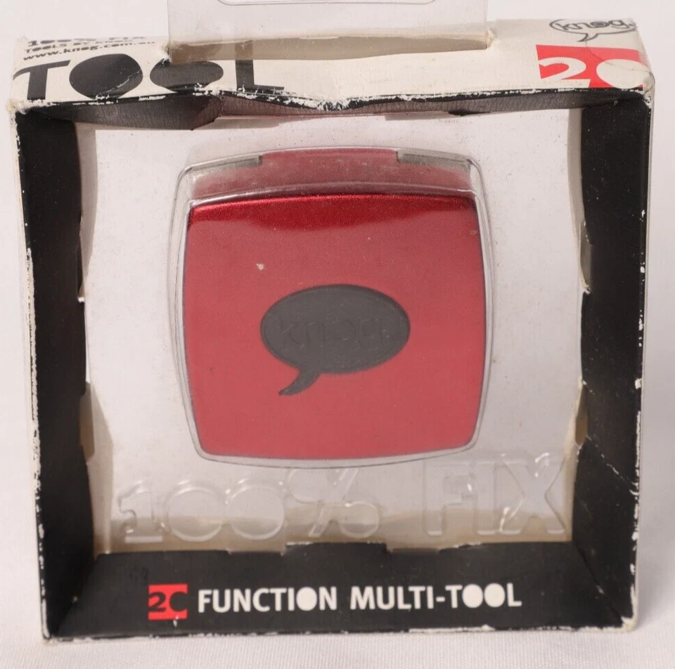 Llave de reparación de bicicletas multiherramienta KNOG 20 funciones, roja Foto 2 de 4