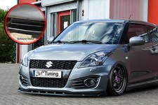 BiFrontspoiler Spoilerschwert aus ABS für Suzuki Swift Sport FZ/NZ Schwarz Glanz