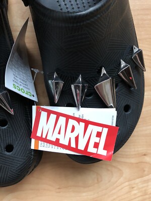 NWT Crocs 208031-90H Marvel Black Panther Men\'s Size 10 Classic All-Terrain Clog Black Panther Crocs | eBay main image 3