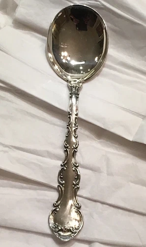 STRASBOURG Pattern by GORHAM Sterling Silver Round Bowl Cream Soup Spoon  6-1/4”