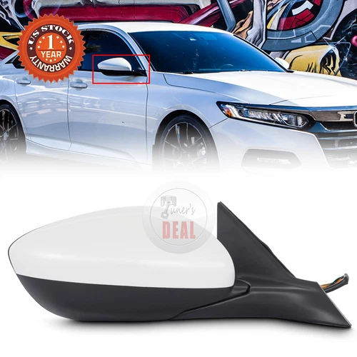 Mirror Passenger Right Side RH For 2023-2024 Honda Accord 7Pin Heated Blind Spot