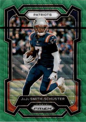 2023 Panini Prizm #204 JuJu Smith-Schuster Green Wave New England