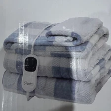 Homemate Full 72”x84” Heated Blanket Soft  Sherpa Off Auto 10 Heat Setting