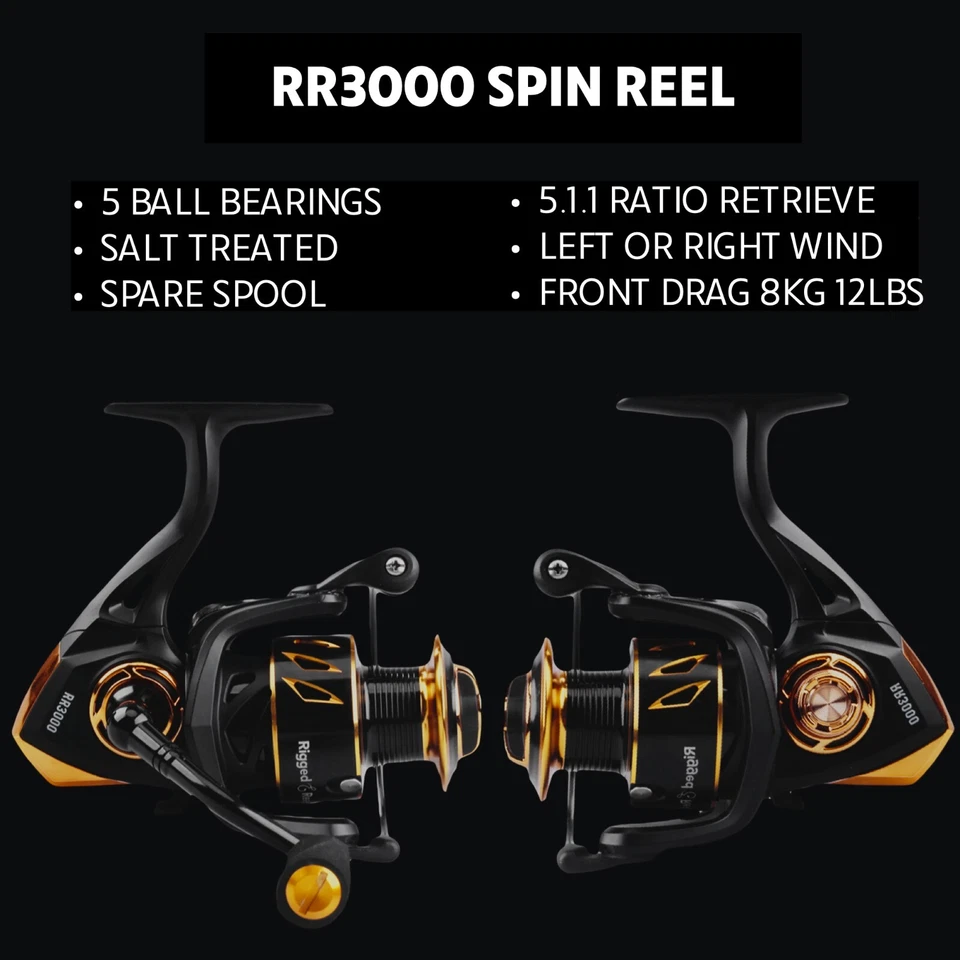 World Traveler Compact Travel Fishing Rod-Reel-Case combo Spin & General Fishing - Image 3 of 4