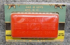 New SEALED Plastic Injector 40 Keys Twin Double Harmonica Model no. 600