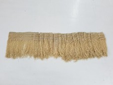 Vintage Silk Hand Knotted Piano Shawl Fringe 942x46cm