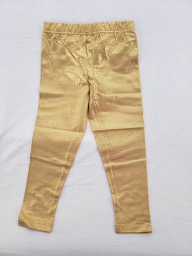 365 Kids From Garanimals Girls Size 5 Gold Shimmer Sparkle Leggings 3 Pack NWOT - Picture 7 of 7