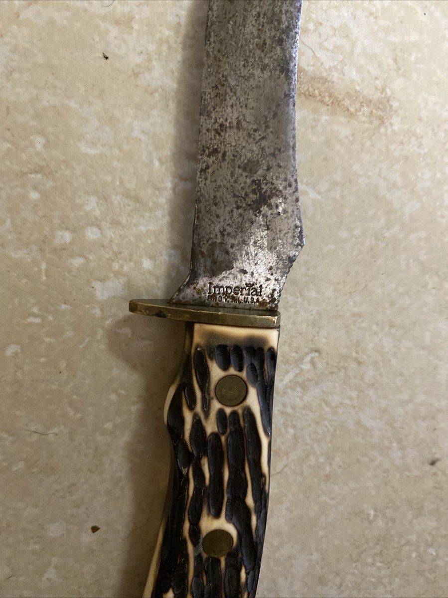 Vintage Imperial Hunting Fixed Blade Knife preowned | eBay Vintage Imperial Hunting Fixed Blade Knife preowned | eBay